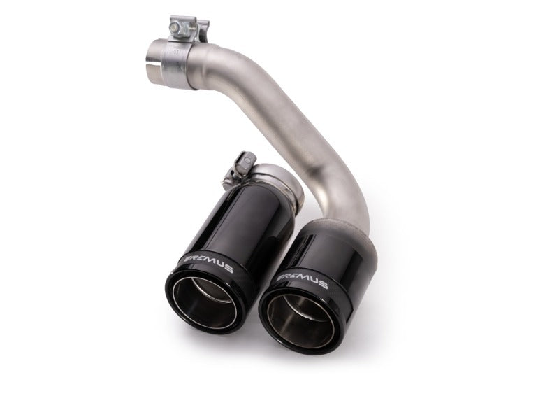 Remus 2016 BMW 2 Series F22/F23 84mm Black Chrome Straight w/Carbon Insert Tail Pipe Set - Mammoth Racing -