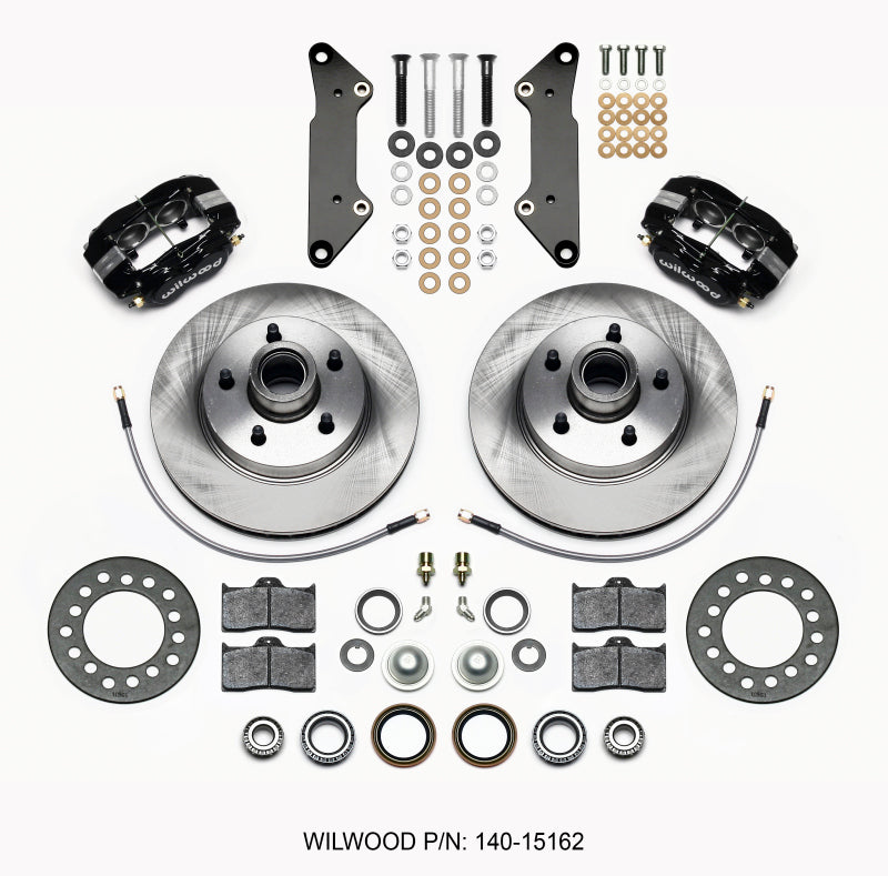 Wilwood Forged Dynalite-M Front Kit 11.88in 1 PC Rotor&Hub Cadillac 1957-60 - My Store