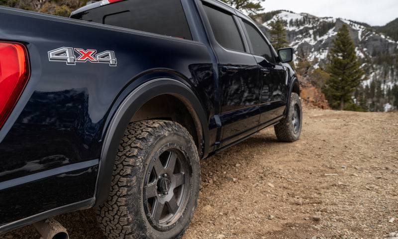 Bushwacker 21-22 Ford F-150 OE-Style Flares 2pc Front - Black - Mammoth Racing -