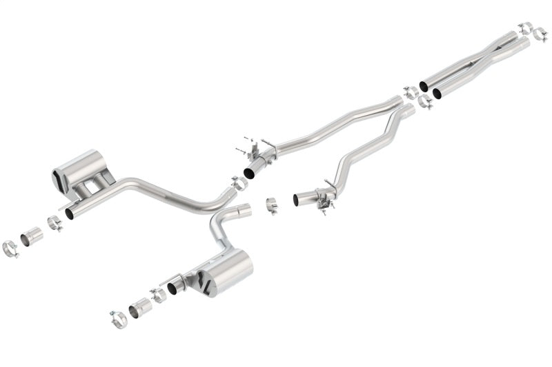 Borla 15-16 Dodge Charger SRT 392 6.4L No Tip Single Split Rear Exit ATAK w/ Valves Exhaust - My Store