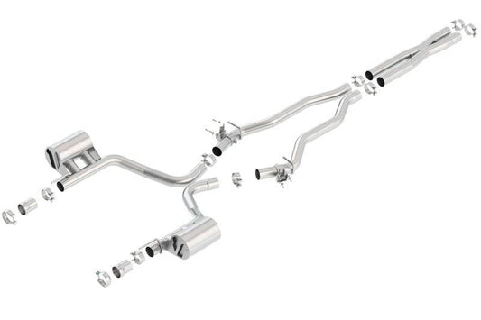 Borla 15-16 Dodge Charger SRT 392 6.4L No Tip Single Split Rear Exit ATAK w/ Valves Exhaust - Mammoth Racing -
