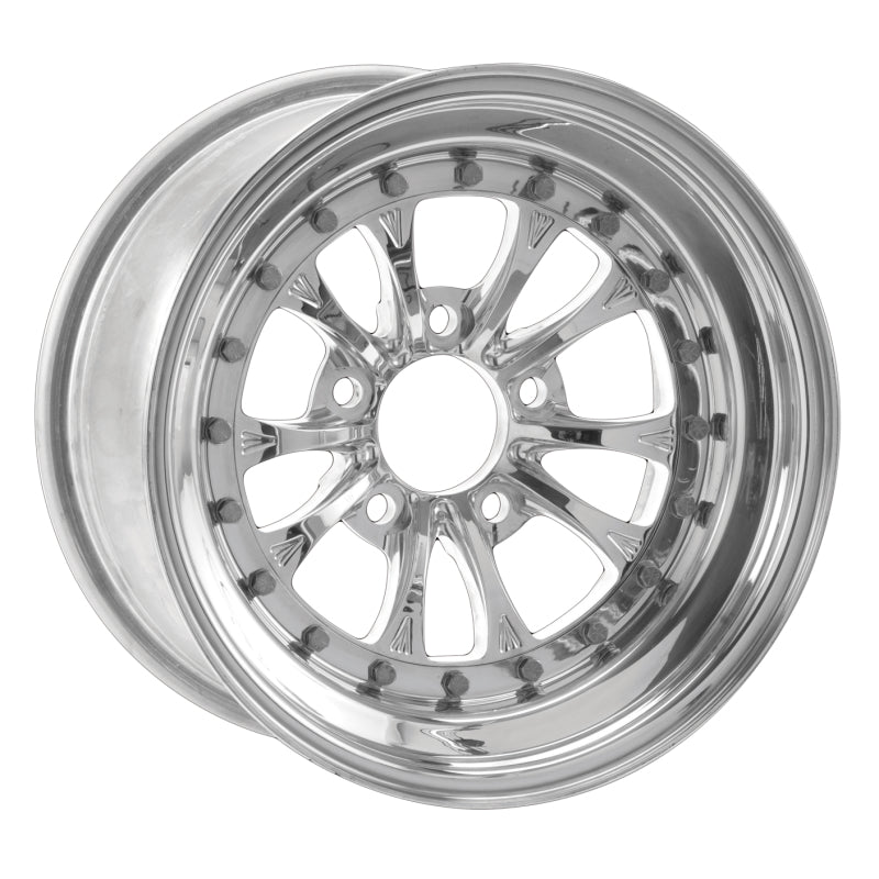 Weld Vitesse 15x5 / 5x4.75 BP / 2.5in. BS Polished Wheel - Non-Beadlock - Mammoth Racing -
