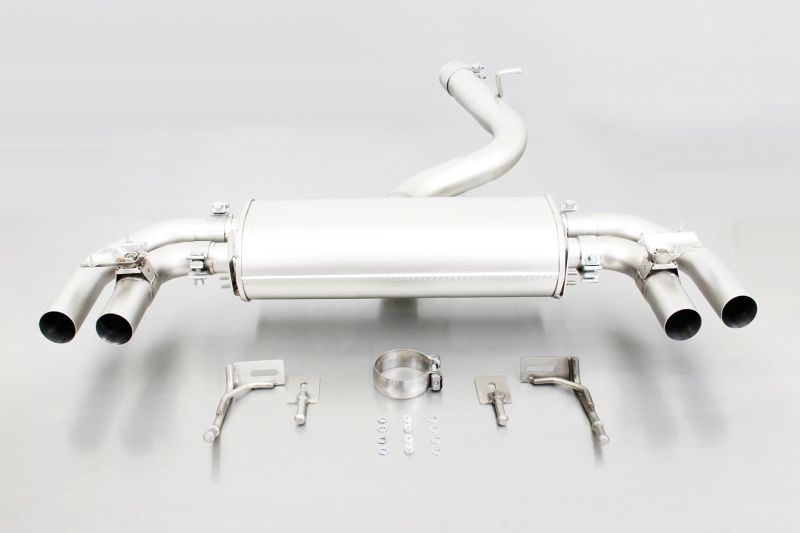 Remus 2013 Audi S3 Quattro 3 Door Axle Back Exhaust (Tail Pipes Req) - Mammoth Racing -