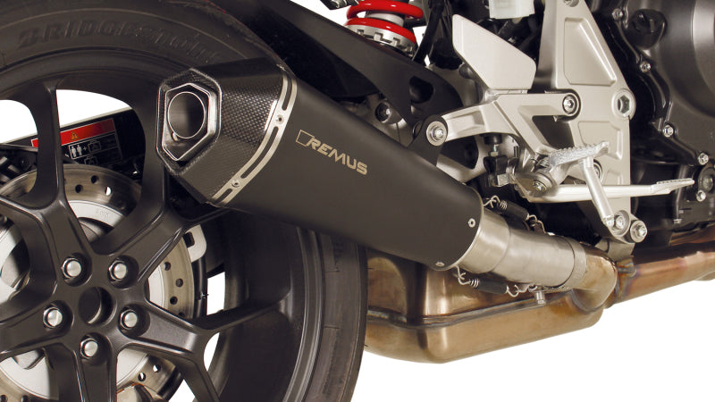 Remus 2018 Honda CB 1000 R SC80 107 kW (Euro 4) Hypercone Black Slip On w/Sound Insert - Mammoth Racing -