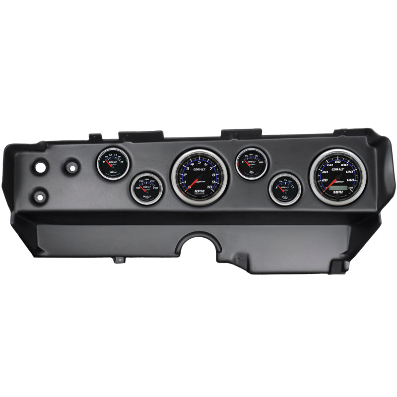 Autometer Cobalt 70-74 E-Body/Cuda/Challenger Dash Kit 6pc Tach / MPH / Fuel / Oil / Wtmp / Volt - My Store