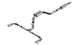 Borla 22-23 Volkswagen Golf GTI 2.0L AT/MT 3inch S-Type Cat-Back Exhaust - 4in Brushed SS Tips - Mammoth Racing -