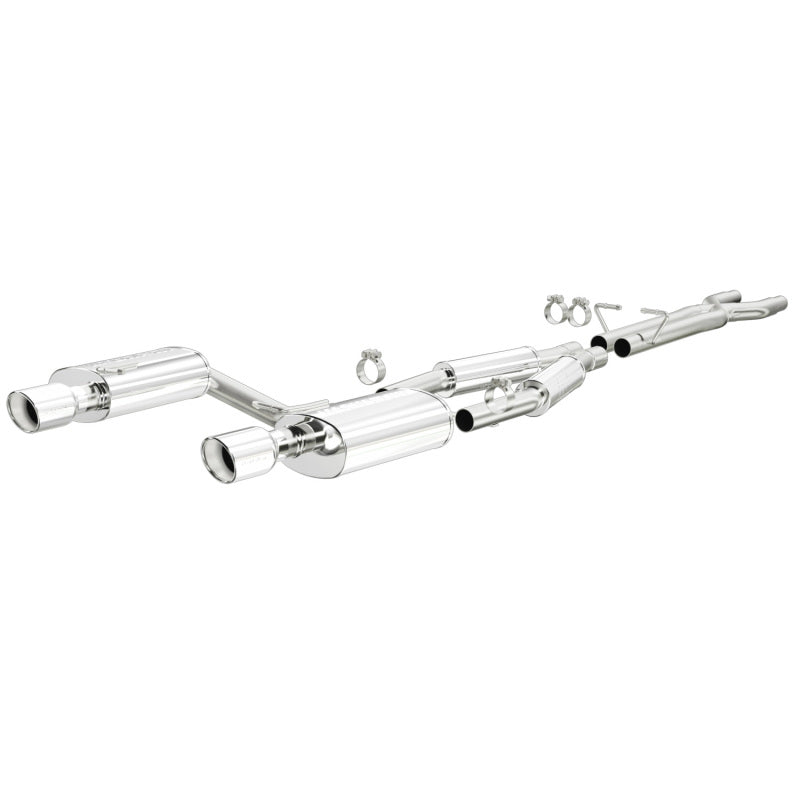 MagnaFlow 05-07 Audi A4 Quattro V6 3.2l SS Cat-Back Dual Split Rear Exit 2 Tips Perf Exhaust Sys - Mammoth Racing -