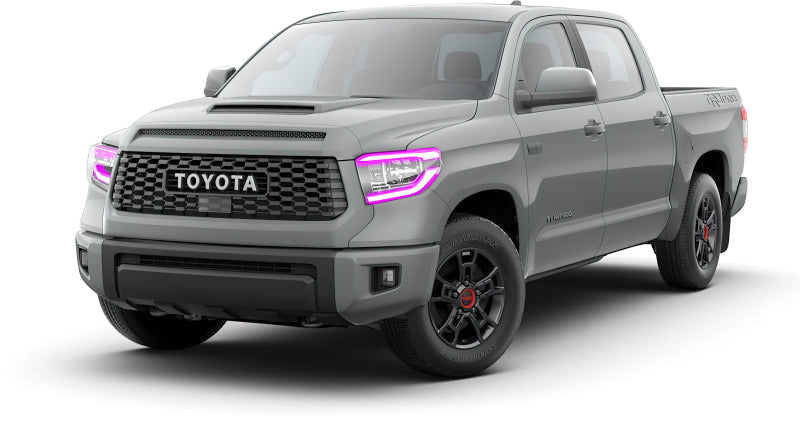 Oracle 18-21 Toyota Tundra Dynamic ColorSHIFT Headlight DRL Upgrade Kit - Mammoth Racing -