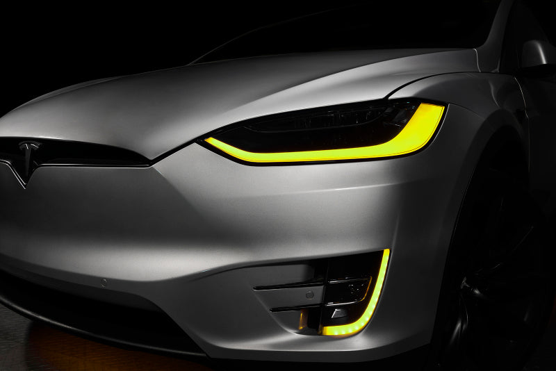 ORACLE Lighting 16-21 Tesla Model X Dynamic ColorSHIFT Headlight & Fog Light DRL Upgrade Kit - Mammoth Racing -