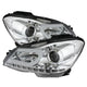 Spyder Mercedes Benz W204 C-Class 12-13 Projector Halogen Model- DRL Chrm PRO-YD-MBW20412-DRL-C - Mammoth Racing -