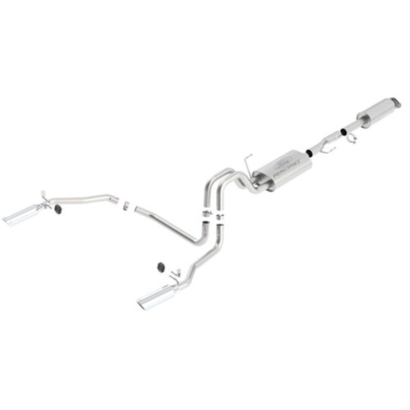 Ford Racing Ford F-150 5.0L TI-VCT Cat-Back Sport Exhaust System 145inch WB - Mammoth Racing -