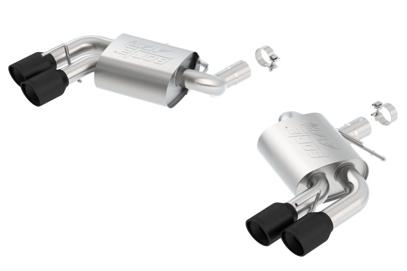 Borla 16-18 Chevy Camaro V8 SS AT/MT ATAK Rear Section Exhaust w/o Dual Mode Valves Ceramic Black - My Store
