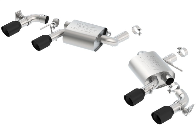 Borla 2016 Chevy Camaro V8 SS AT/MT ATAK Rear Section Exhaust w/ Dual Mode Valves Ceramic Black - My Store