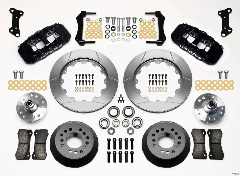 Wilwood Aero6 Front Hub Kit 14.00 67-69 Camaro 64-72 Nova Chevelle - Mammoth Racing -