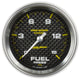Autometer Marine Carbon Fiber 2-1/16in 15 PSI Digital Stepper Motor Fuel Pressure Gauge - My Store