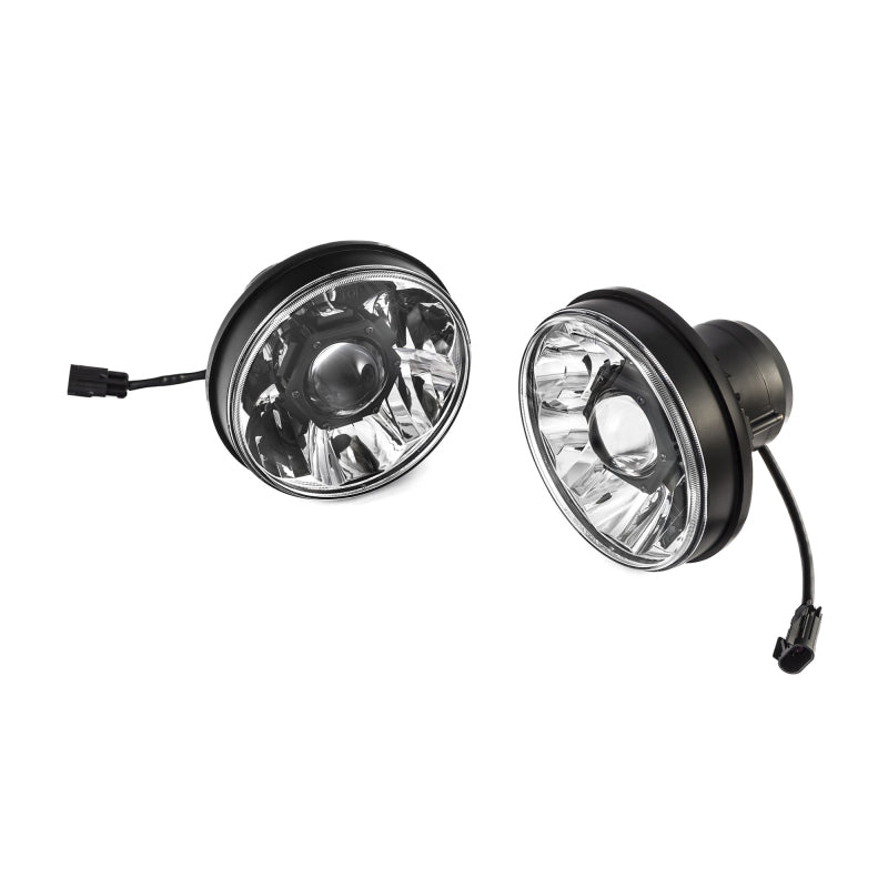 KC HiLiTES 18-20 Jeep Jl/jt 7in. Gravity LED Pro DOT Approved Replac. Headlight (Pair Pack Sys) - Mammoth Racing -