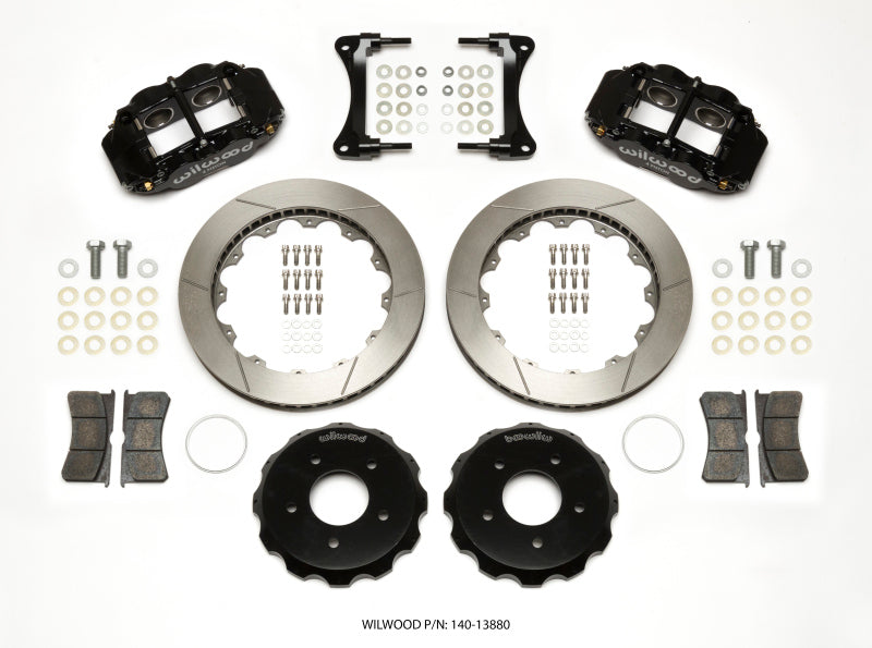 Wilwood Narrow Superlite 4R Front Hat Kit 12.88in 2007-Up Jeep Wrangler - My Store