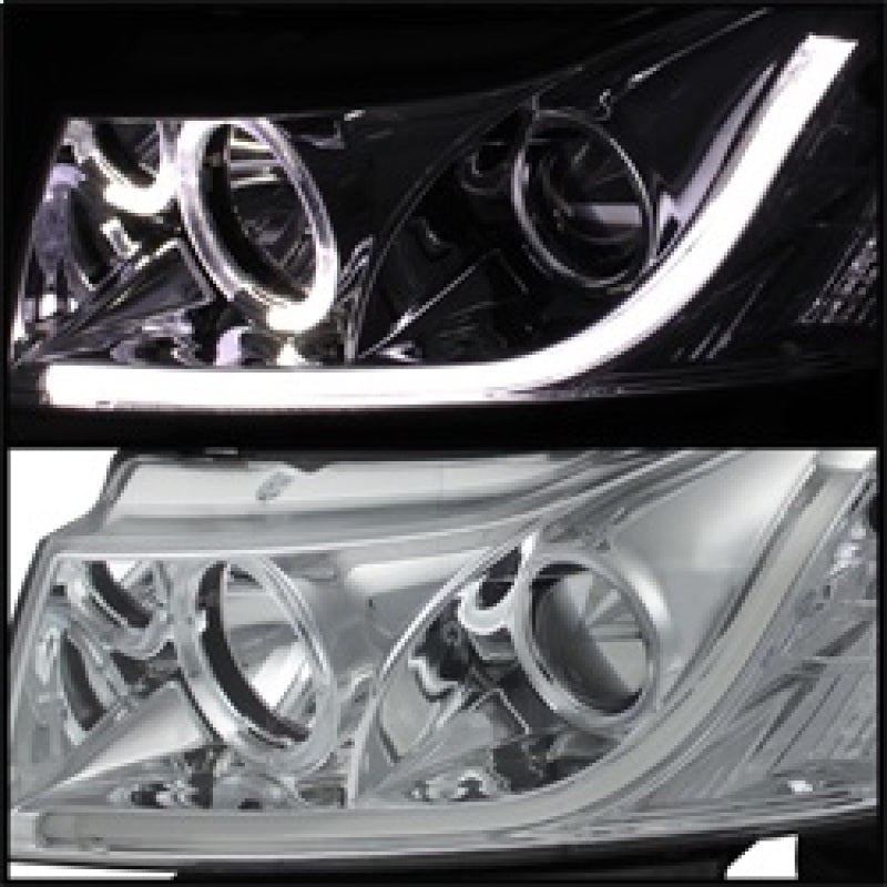 Spyder Chevy Cruze 11-14 Projector Headlights Light Tube DRL Chrm PRO-YD-CCRZ11-LTDRL-C - Mammoth Racing -