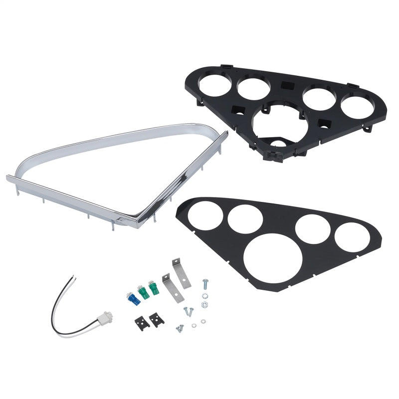 Autometer 55-59 Chevy Trucks 5-Gauge Dash Panel (Fits one 3-3/8in Tach/Speedo four 2-1/16in Gauges) - My Store