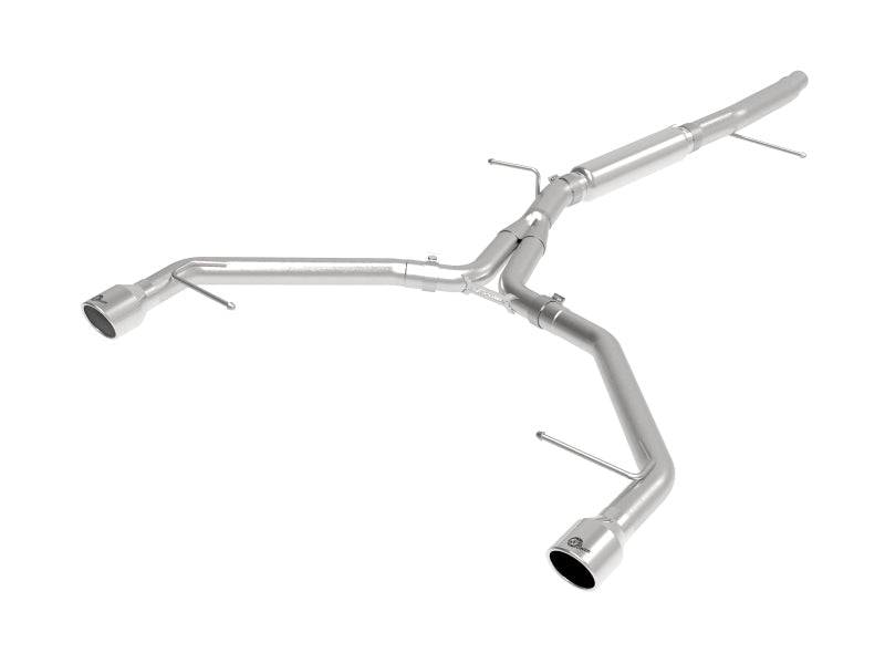 aFe MACHForce XP 3in-2.5in SS Exhaust Axle-Back 17-19 Audi A4 (B9) L4-2.0L (t) - Polished - My Store