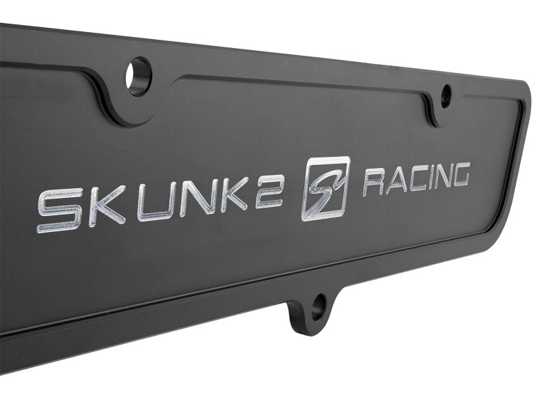 Skunk2 Black Anodized Billet 6061 Aluminum Intake & Exhaust Port Covers - K-Series Cylinder Heads - Mammoth Racing -