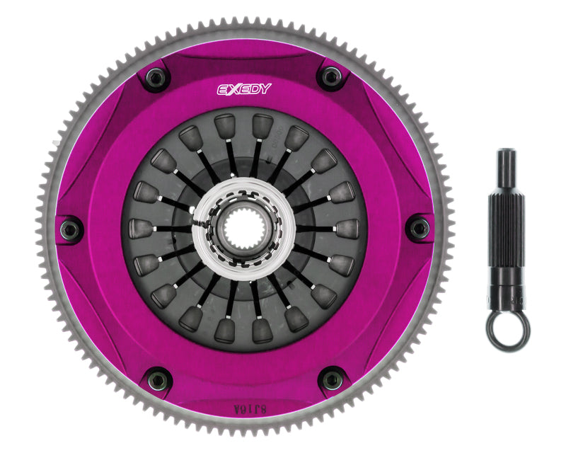 Exedy 2008-2015 Mitsubishi Lancer Evolution GSR L4 Hyper Triple Cerametallic Clutch Rigid Disc - Mammoth Racing -