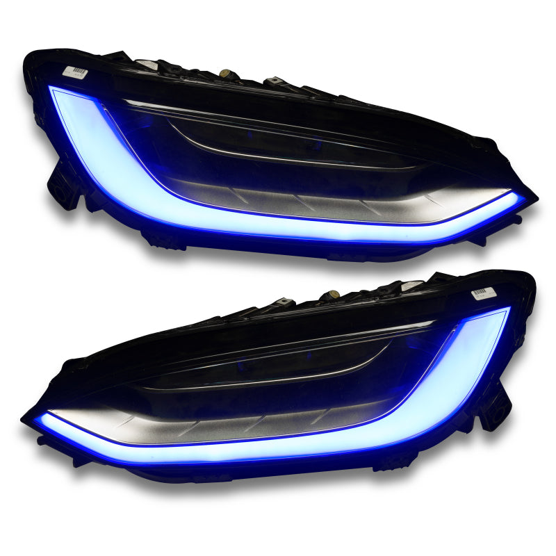 ORACLE Lighting 16-21 Tesla Model X Dynamic ColorSHIFT Headlight & Fog Light DRL Upgrade Kit - Mammoth Racing -