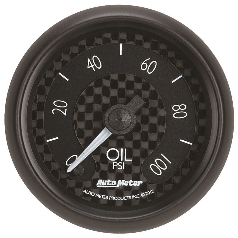 Autometer GT Series 52mm Full Sweep Electronic 0-100 PSI Oil Pressure Gauge - My Store
