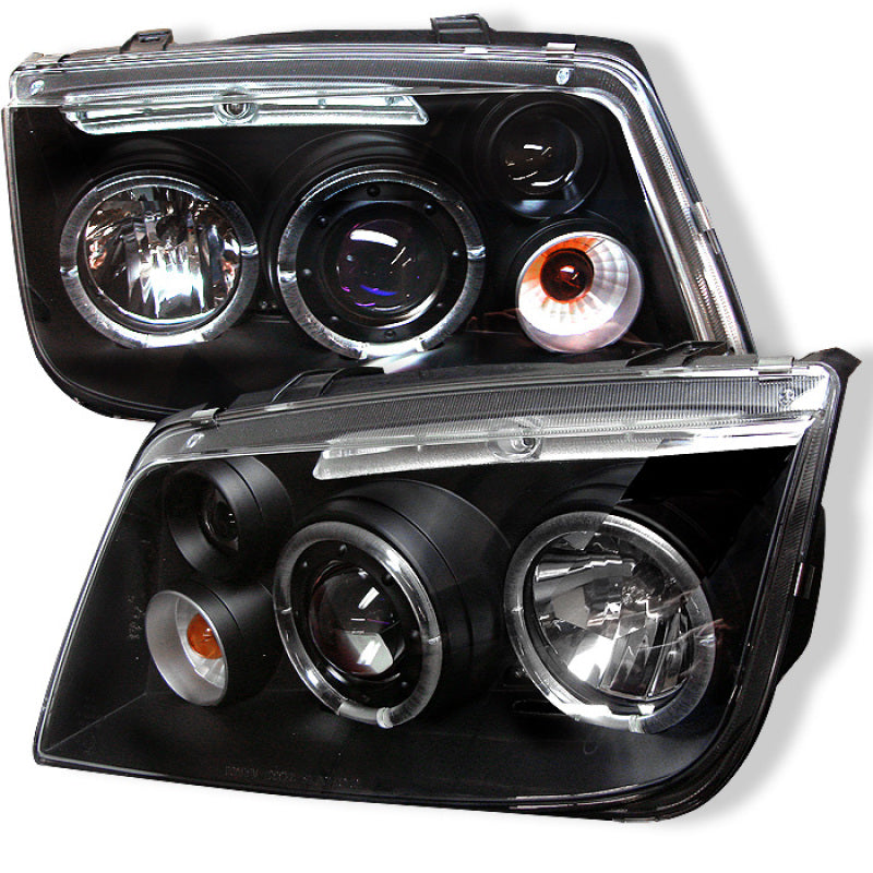 Spyder Volkswagen Jetta 99-05 Projector HeadlightsLED Halo Blk PRO-YD-VJ99-HL-BK - Mammoth Racing -