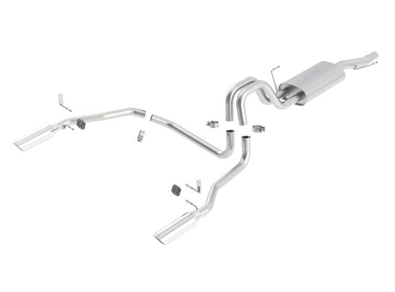 Borla 05-08 Ford F-150 66in/78in Bed 4dr SS Catback Exhaust - Mammoth Racing -