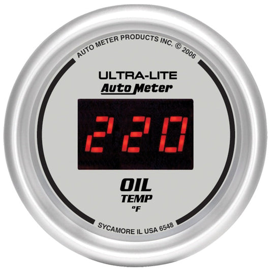 Autometer Ultra-Lite 52mm 0-340 Deg F Digital Oil Temperature - My Store