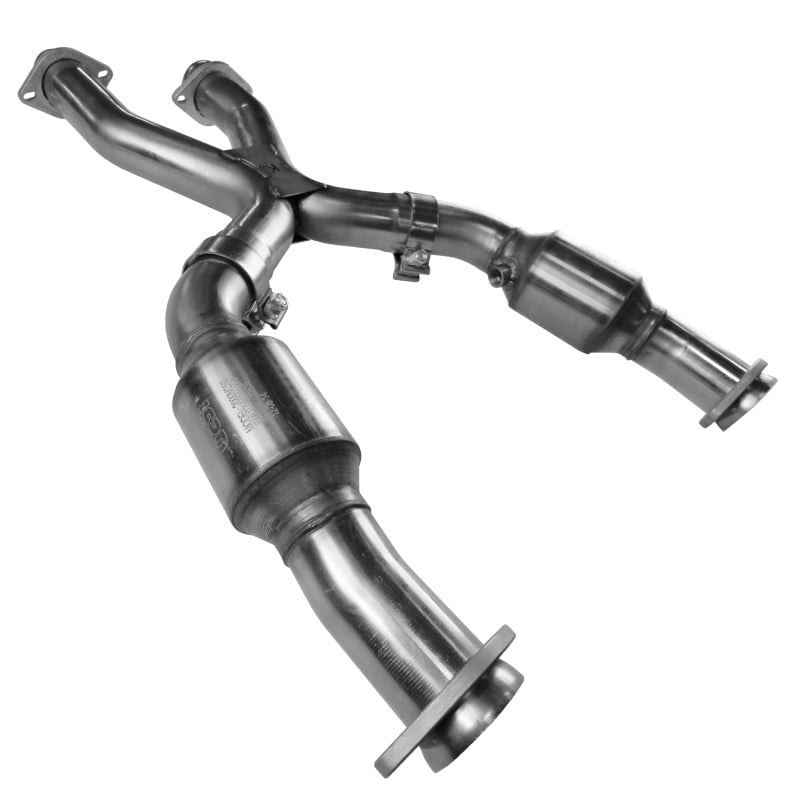 Kooks 99-04 Ford Mustang GT / Cobra 3in In x 3in Race Out Green Cat SS X Pipe Kooks HDR Req - Mammoth Racing -