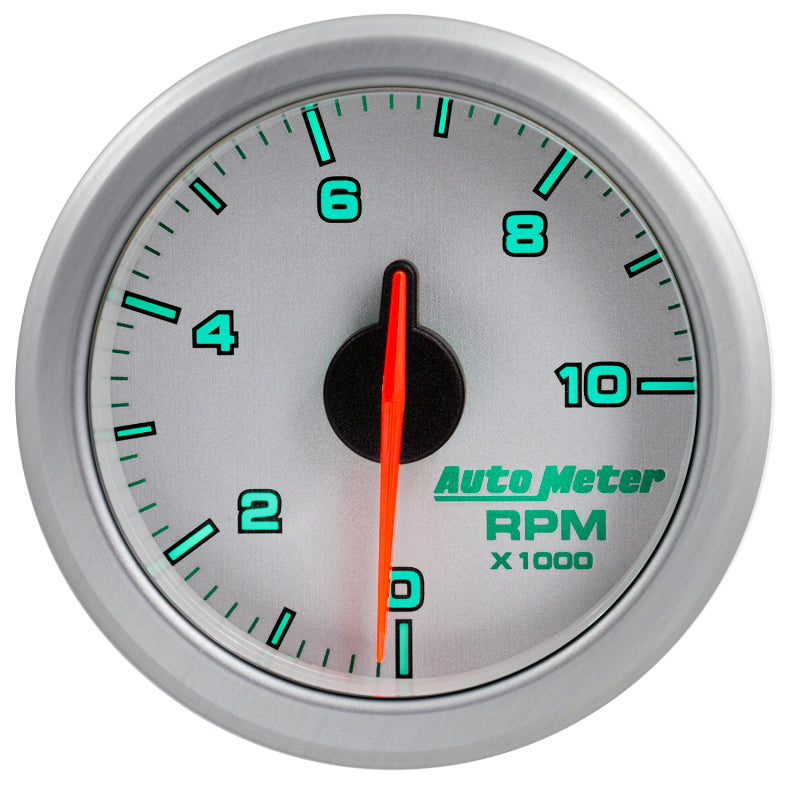 Autometer Airdrive 2-1/6in Tachometer Gauge 0-10k RMP - Silver - My Store