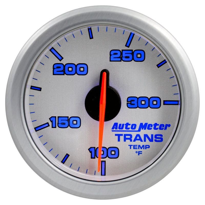 Autometer Airdrive 2-1/6in Trans Temperature Gauge 100-300 Degrees F - Silver - My Store