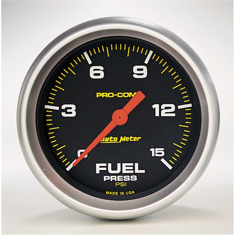 Autometer Pro-Comp Digital Stepper Motor 2-5/8in 0-15 PSI Fuel Pressure Gauge - My Store