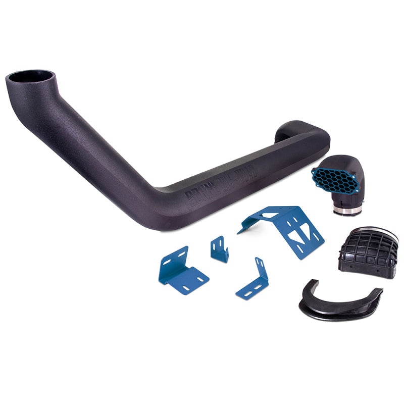 Mishimoto BORNE Off-Road 2018+ Jeep Wrangler JL Snorkel - Micro-Wrinkle Blue - Mammoth Racing -