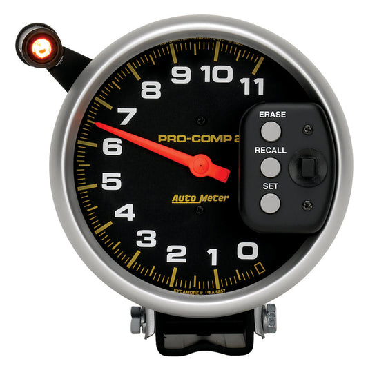 Autometer 5 inch 11000 RPM Single Range w/ Pro-Comp 2 & Memory Tachometer - My Store