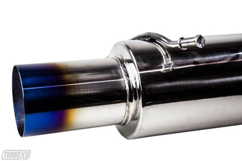 Turbo XS 02-07 WRX-STi Rear Muffler Assembly w/ Titanium Tip - Mammoth Racing -