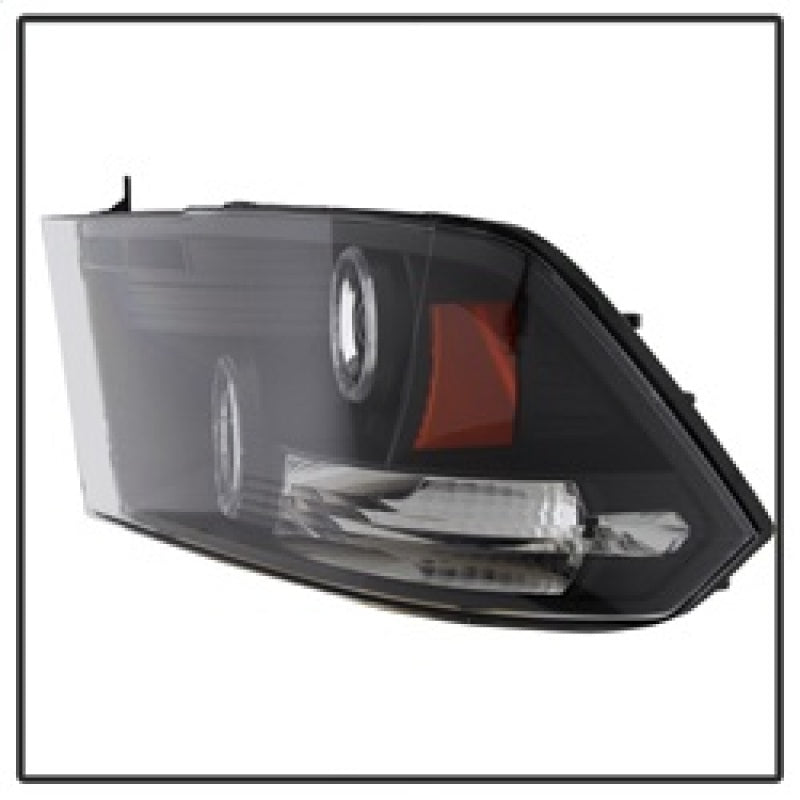 Spyder Dodge Ram 1500 09-14 10-14 Projector Headlights Halogen- LED Halo LED - Blk PRO-YD-DR09-HL-BK - Mammoth Racing -