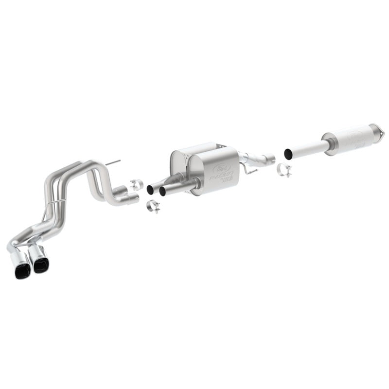 Ford Racing 2011-2014 F-150 SVT Raptor 6.2L Cat-Back Sport Exhaust System 145-inch WB (No Drop Ship) - Mammoth Racing -