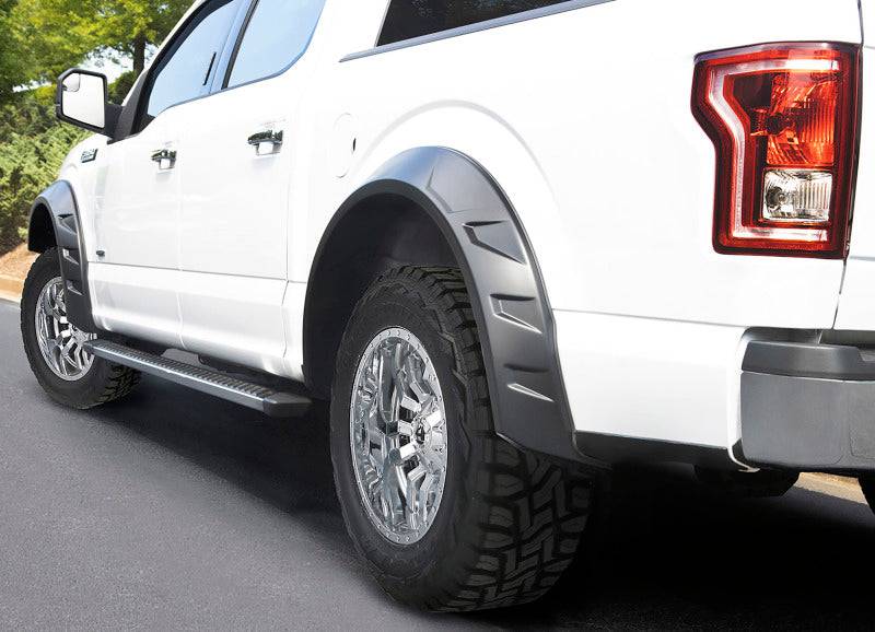 Bushwacker 15-17 Ford F-150 DRT Style Flares 4pc - Black - Mammoth Racing -