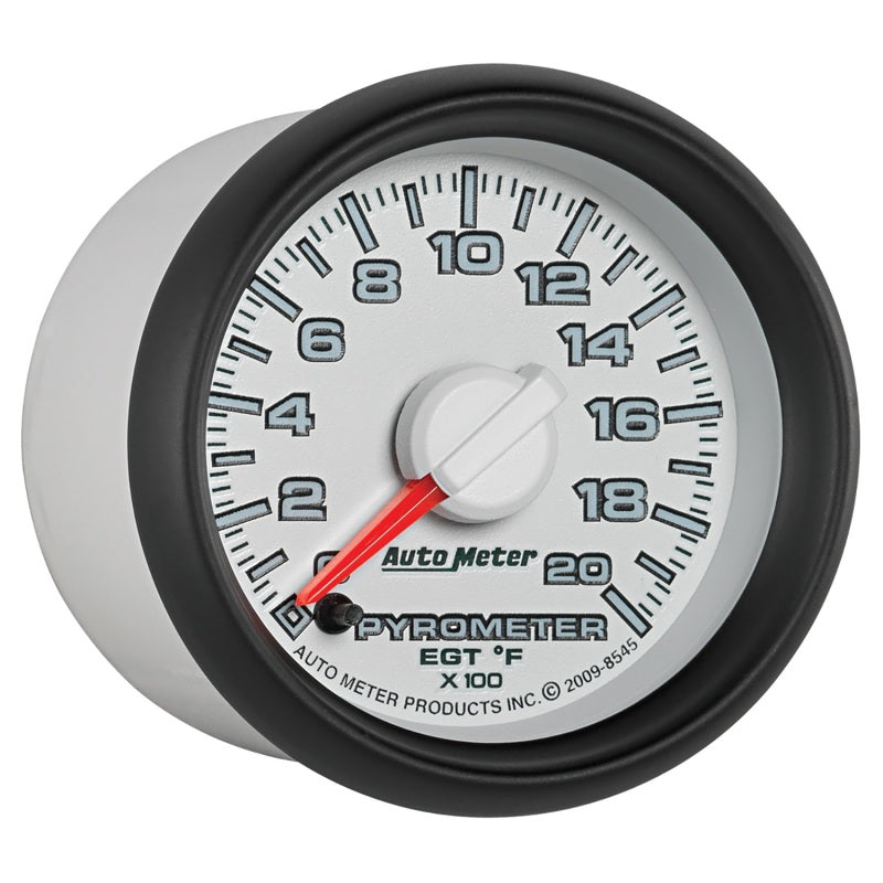 Autometer Factory Match 52.4mm Advanced Digital Stepper Motor 0-2000 Deg F Pyrometer - My Store
