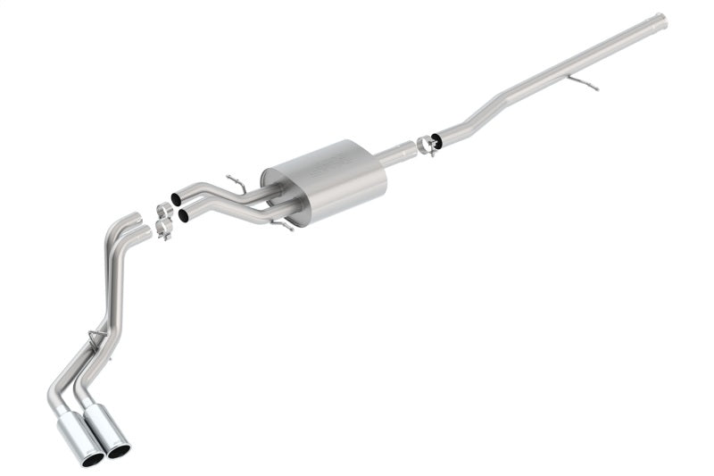 Borla S-Type Cat-Back 14 Sierra 1500 Ext. Cab Stnd Bed/CC Short Bed 143.5in WB Side Exit Exhaust - My Store