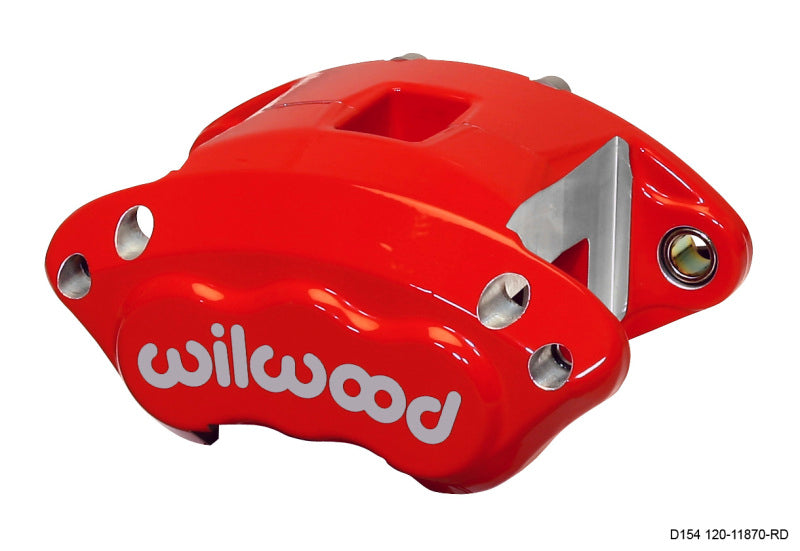 Wilwood Caliper-D154-Red 2.50in Piston 1.04in Disc - Mammoth Racing -