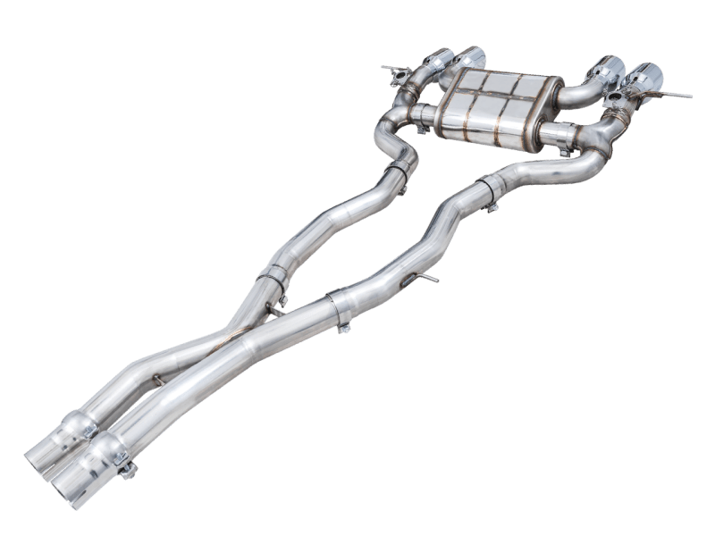AWE SwitchPath Catback Exhaust for BMW G8X M3/M4 - Chrome Silver Tips - My Store