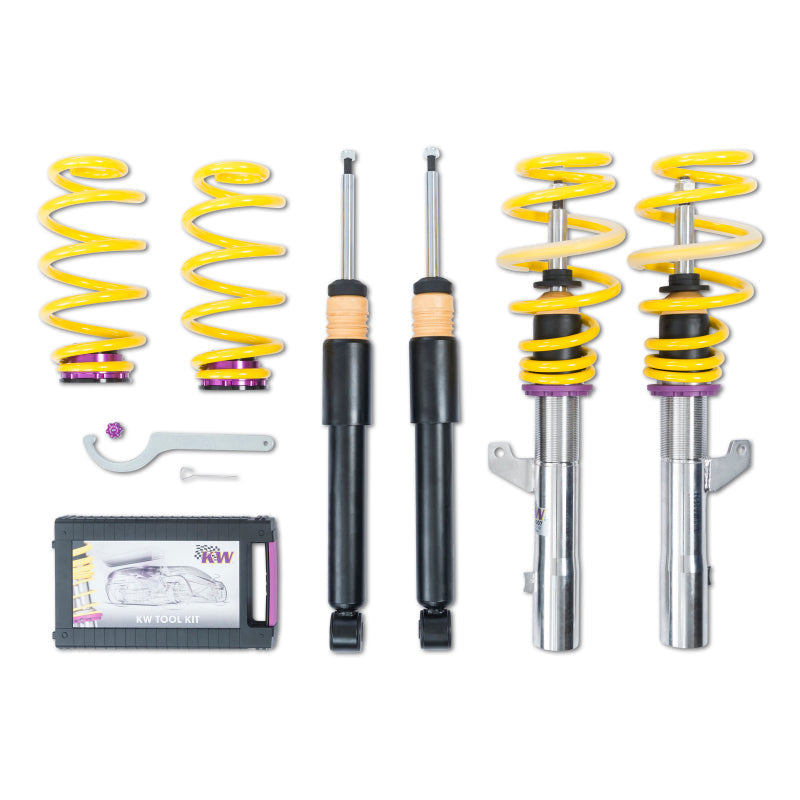 KW Coilover Kit V1 Audi A3 (8P) FWD all engines w/o electronic dampening control - Mammoth Racing -