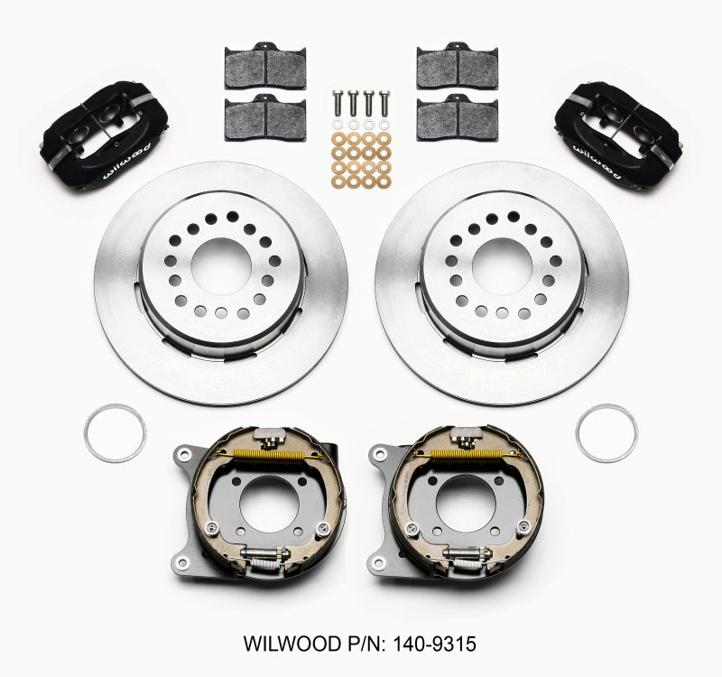 Wilwood Forged Dynalite P/S Park Brake Kit 12 Bolt 2.75in offset Staggered Shock - My Store