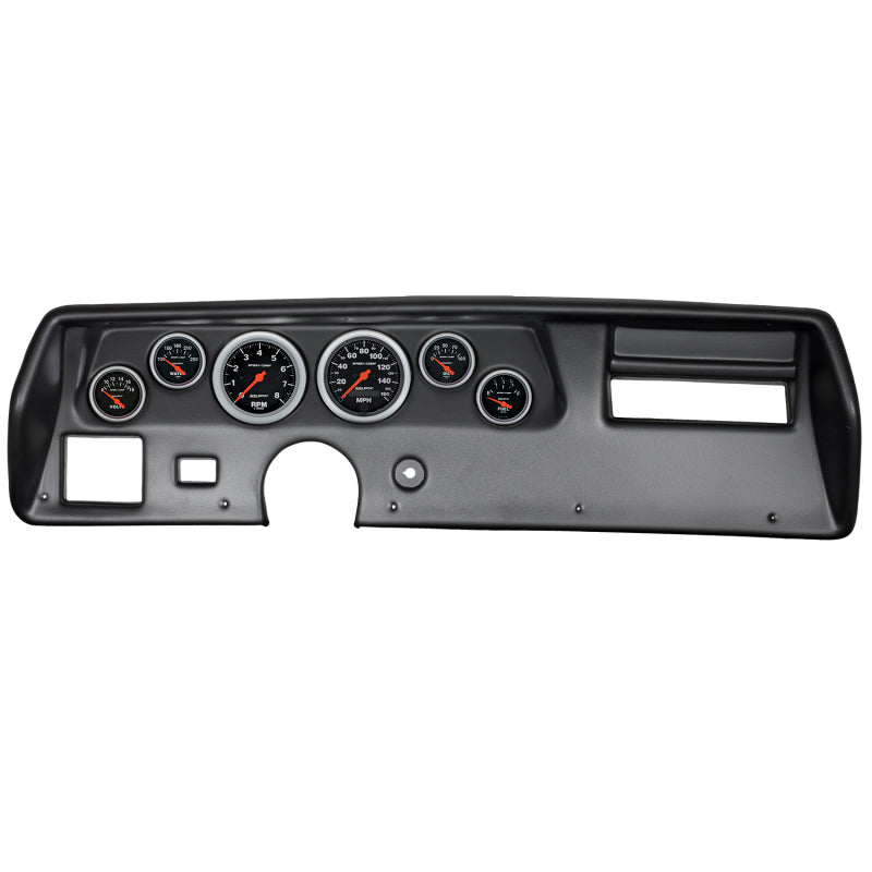 Autometer Sport-Comp 70-72 Chevelle SS/El Camino Dash Kit 6pc Tach / MPH / Fuel / Oil / Wtmp / Volt - My Store