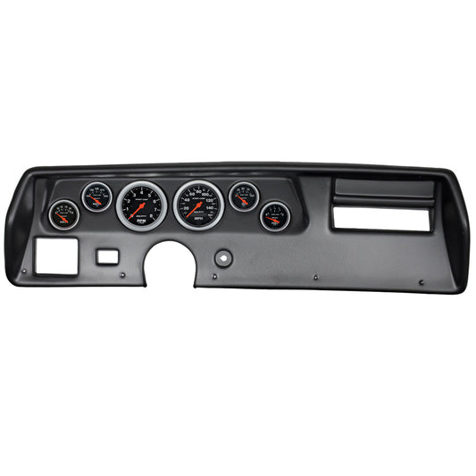 Autometer Sport-Comp 70-72 Chevelle SS/El Camino Dash Kit 6pc Tach / MPH / Fuel / Oil / Wtmp / Volt - My Store