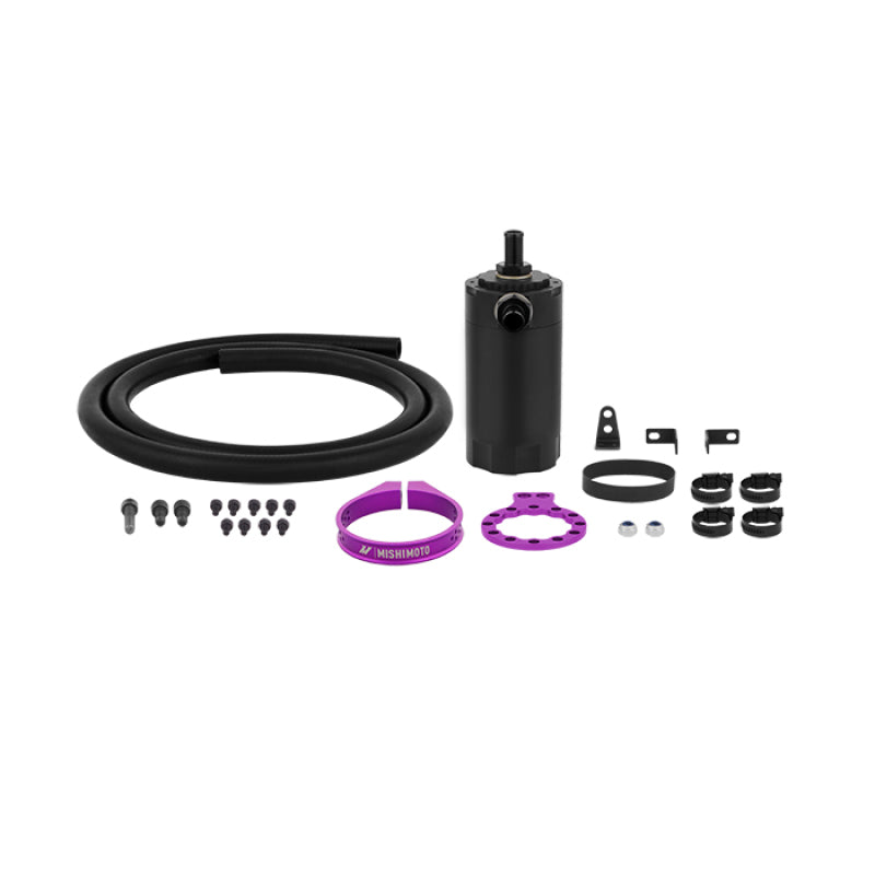 Mishimoto Universal Baffled Oil Catch Can - Purple - Mammoth Racing -